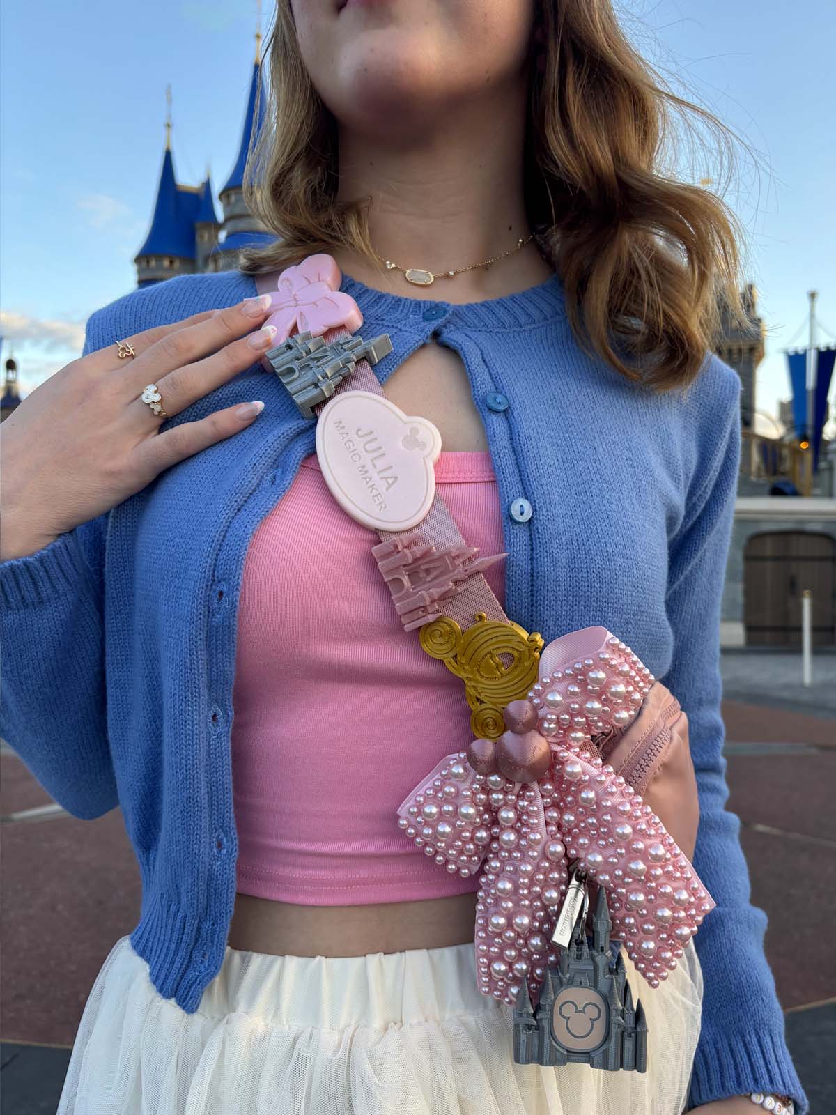 Do As Dreamers Do Pink Pearly Princess Bow