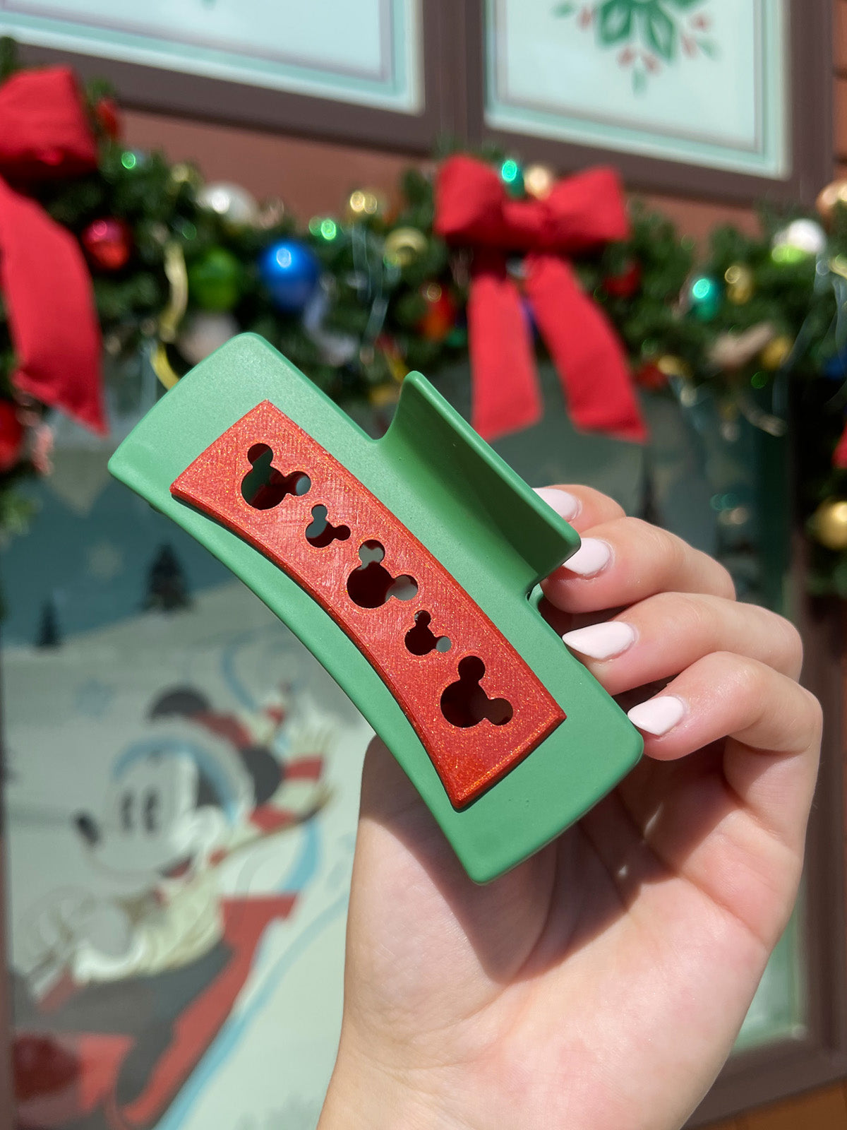 Do As Dreamers Do Christmas Holiday Claw Clip - Large