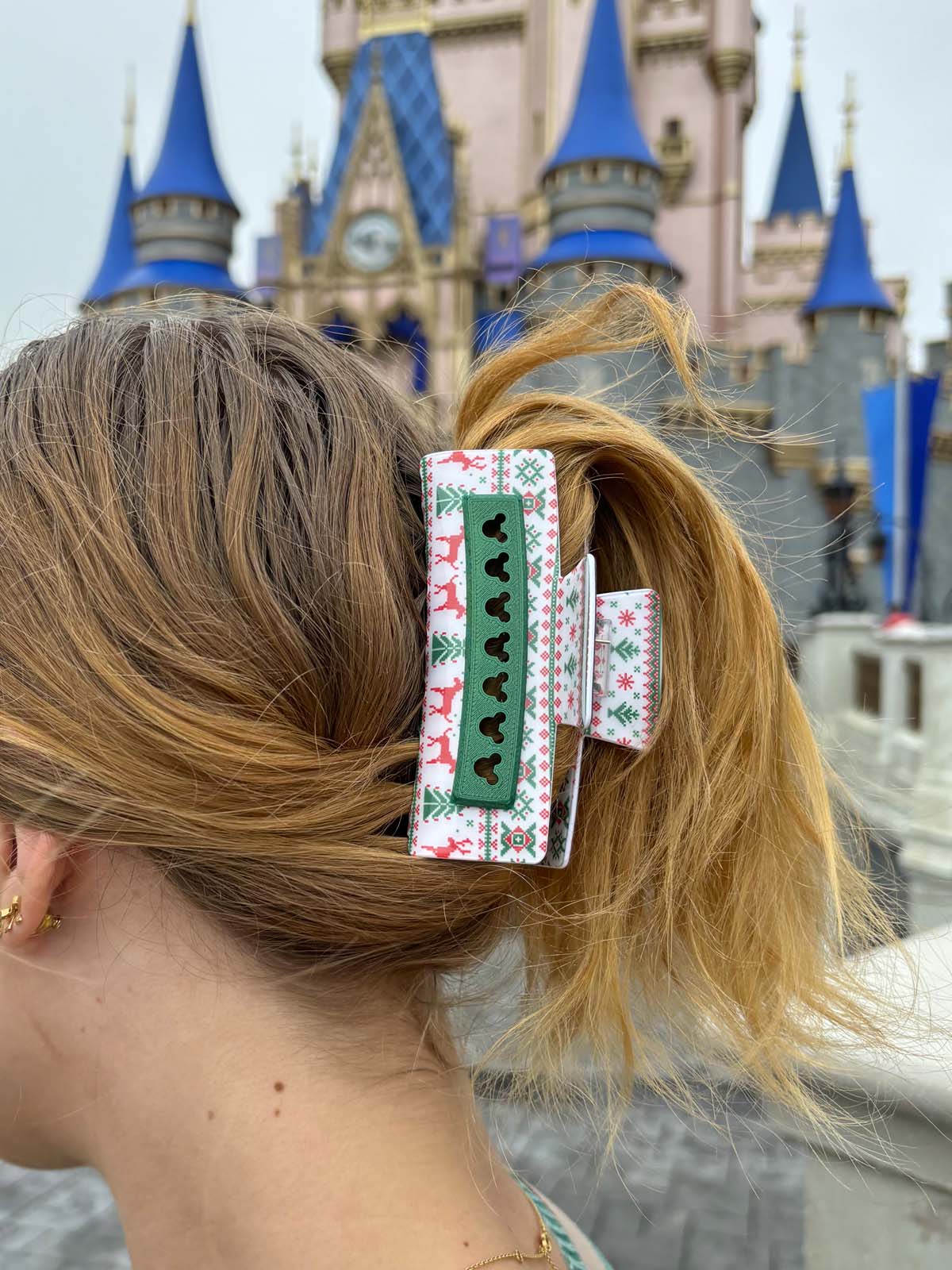 Do As Dreamers Do Christmas Holiday Claw Clip - Large