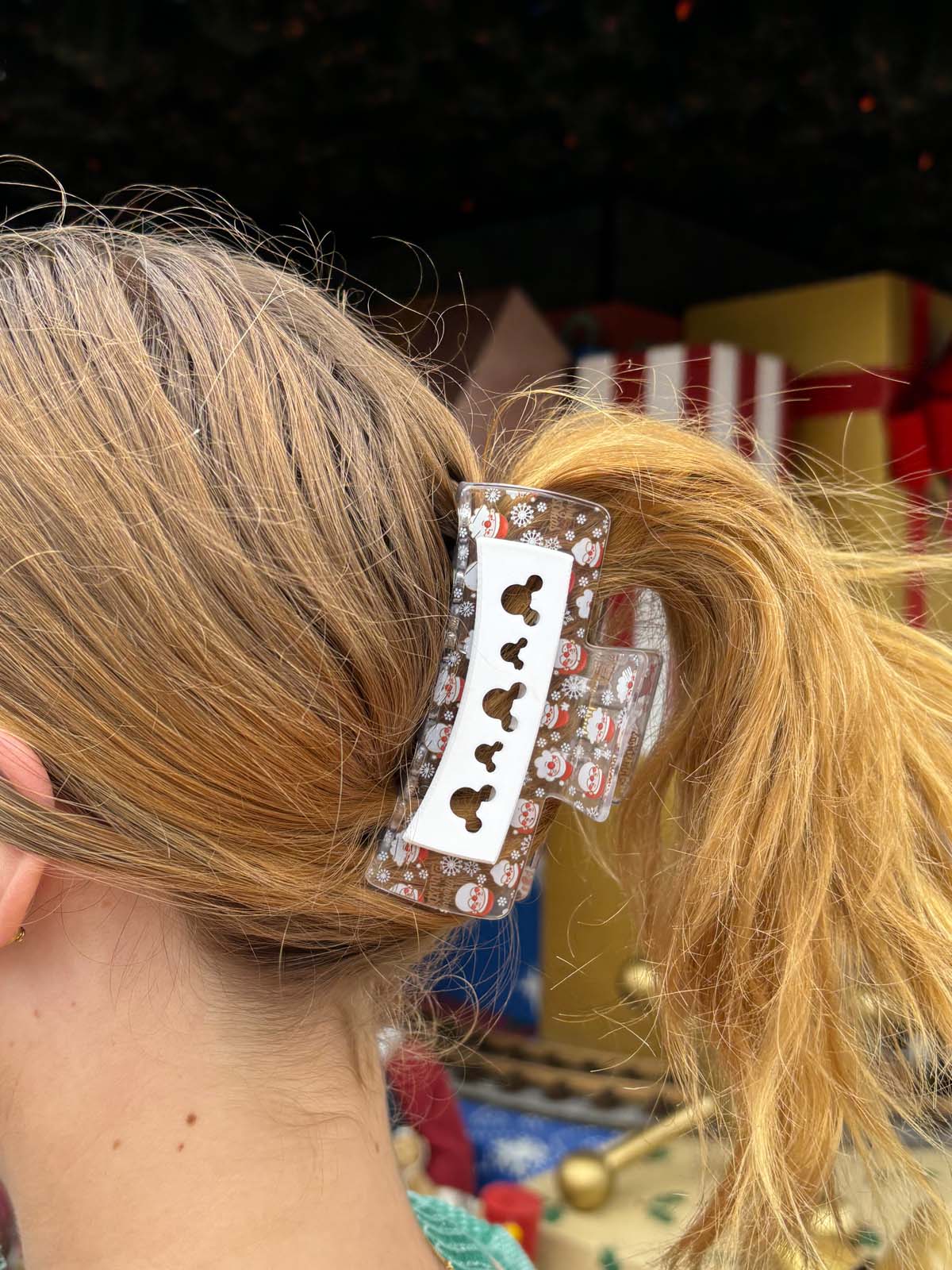 Do As Dreamers Do Christmas Holiday Claw Clip - Large