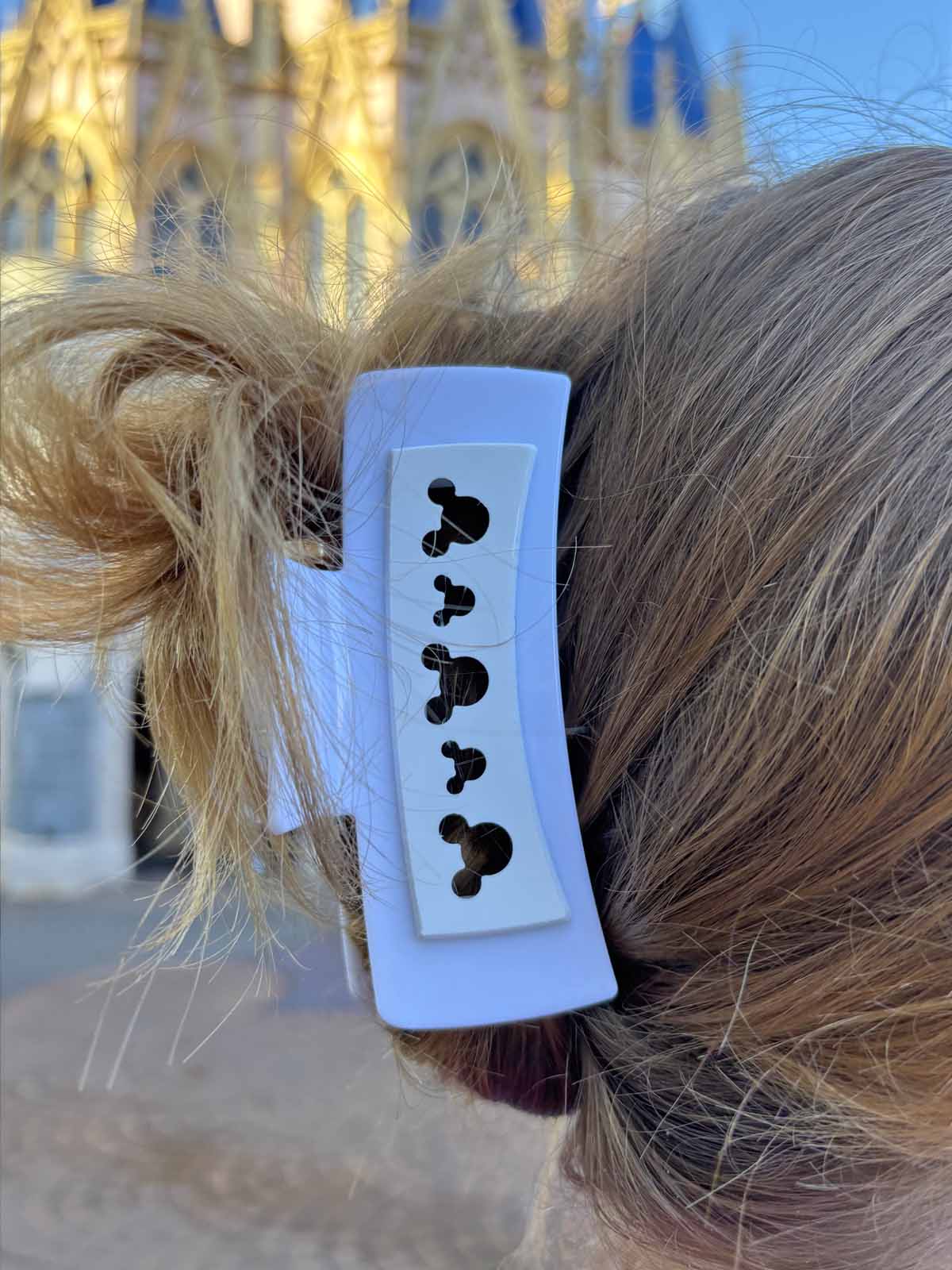 Do As Dreamers Do White on White Claw Clip