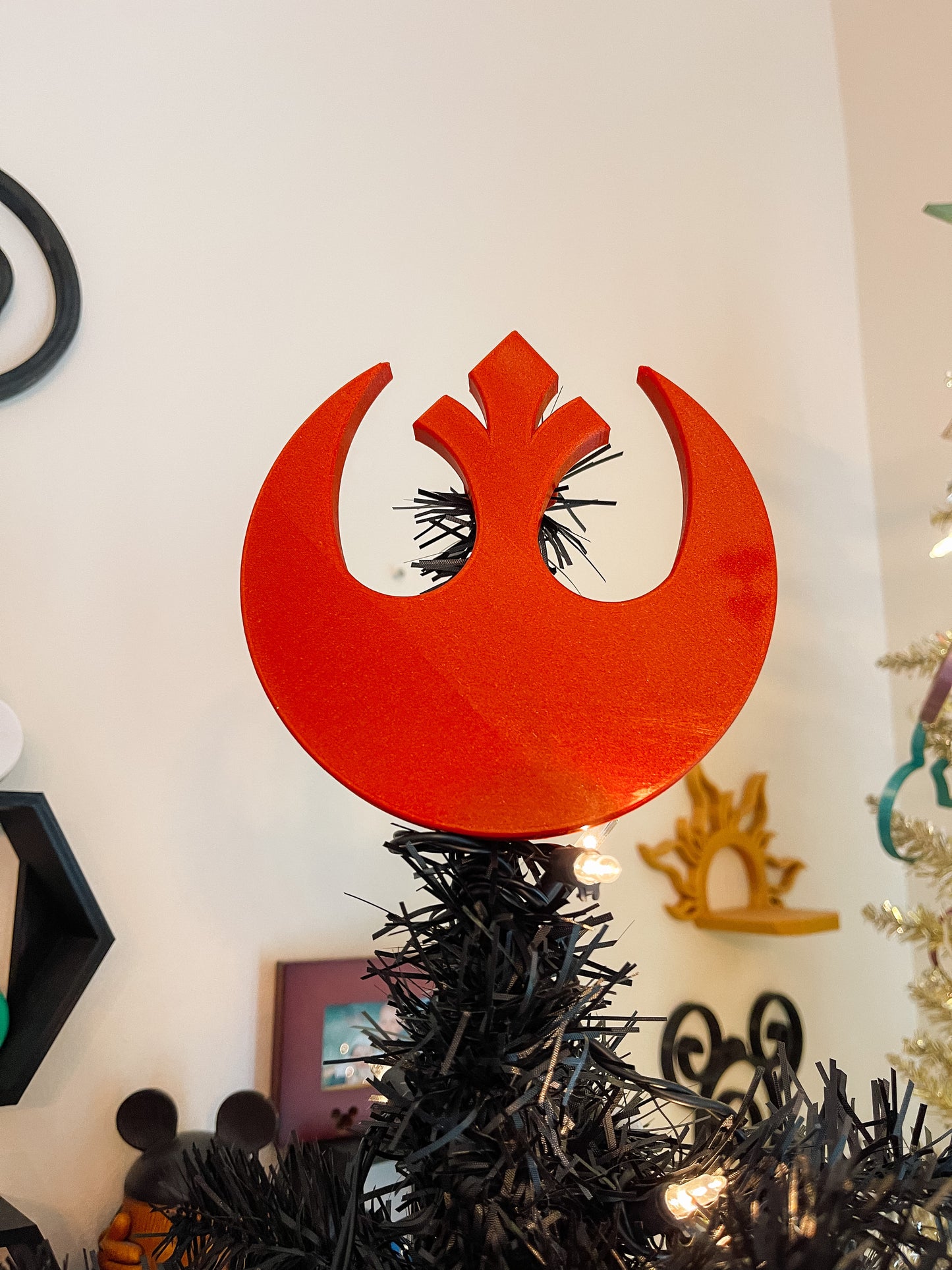 Rebel Emblem Christmas Tree Topper