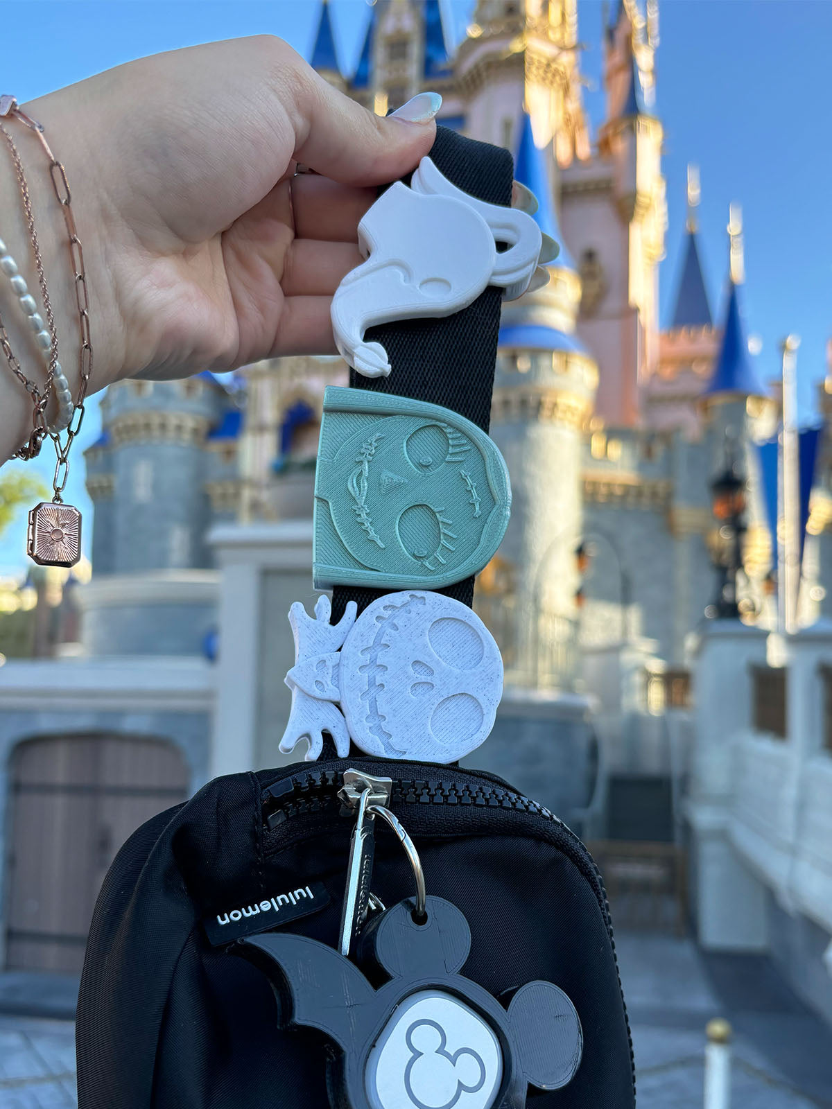 Halloween Town 3pc Belt and Bag Charm Set