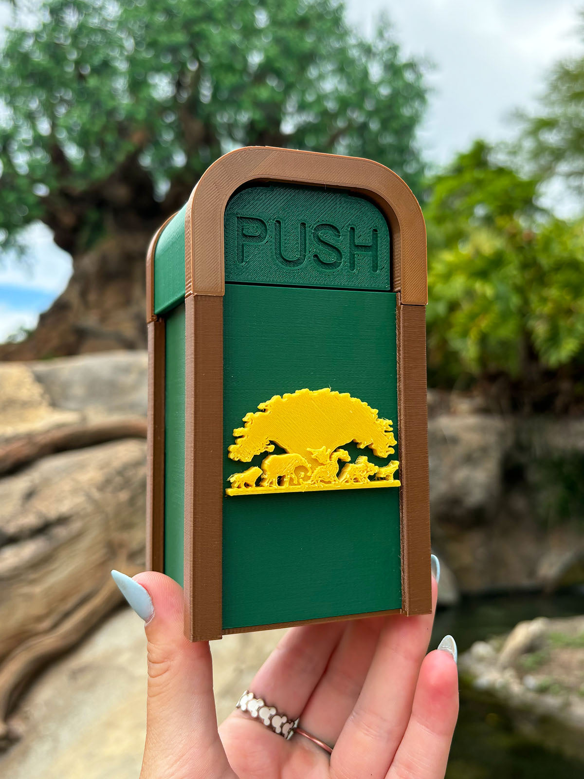 Animal Kingdom Desktop Trash Can