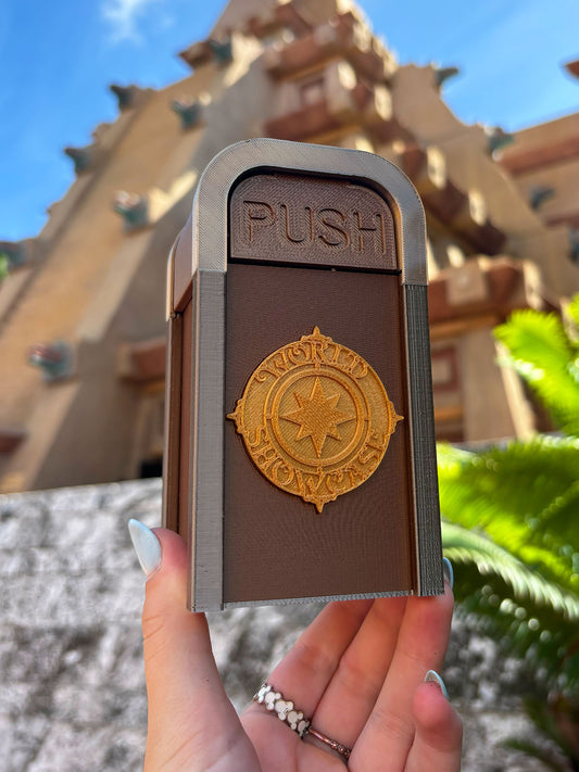 World Showcase Desktop Trash Can