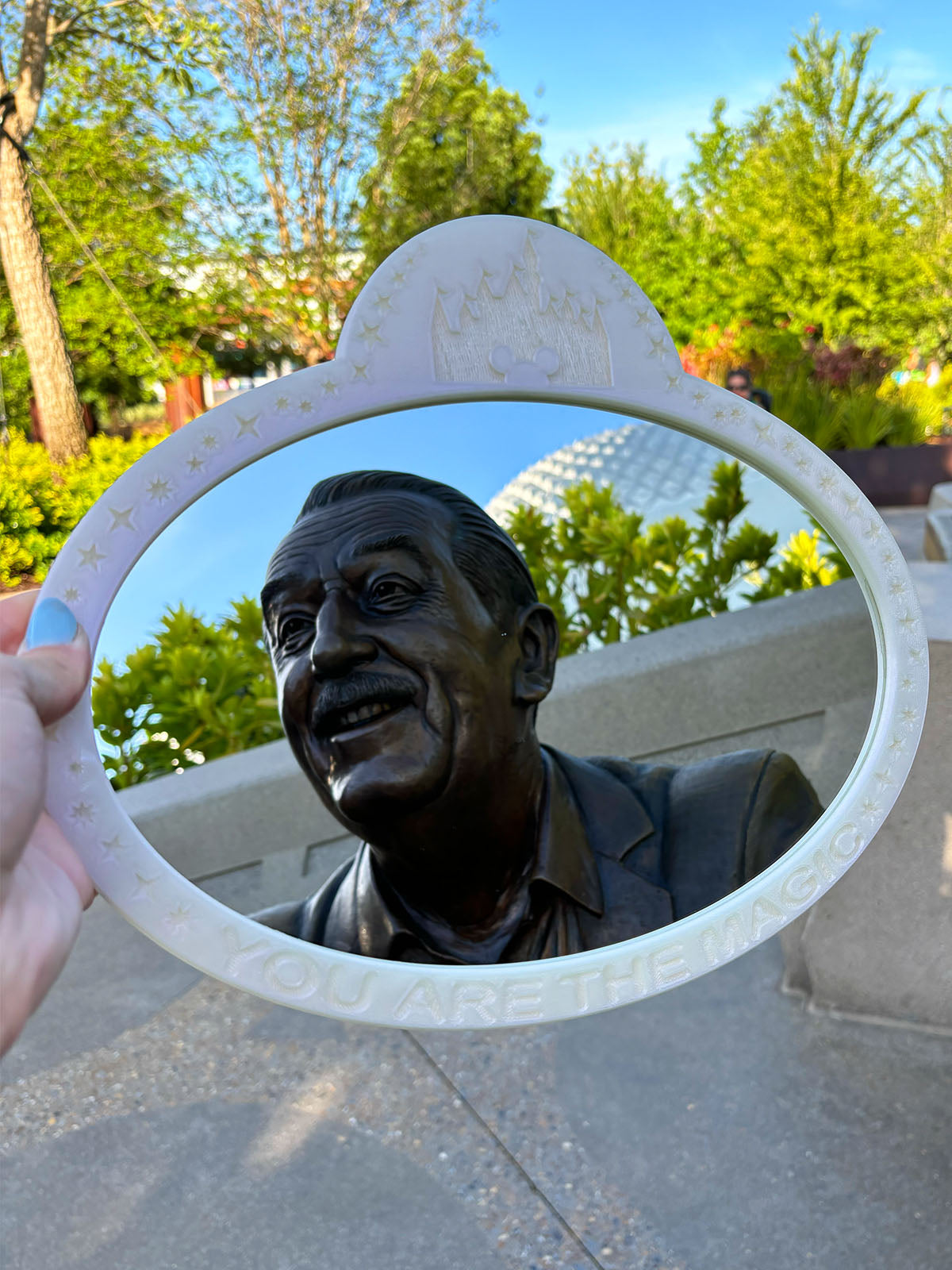 Cast Member Name Badge "You Are the Magic" Mirror