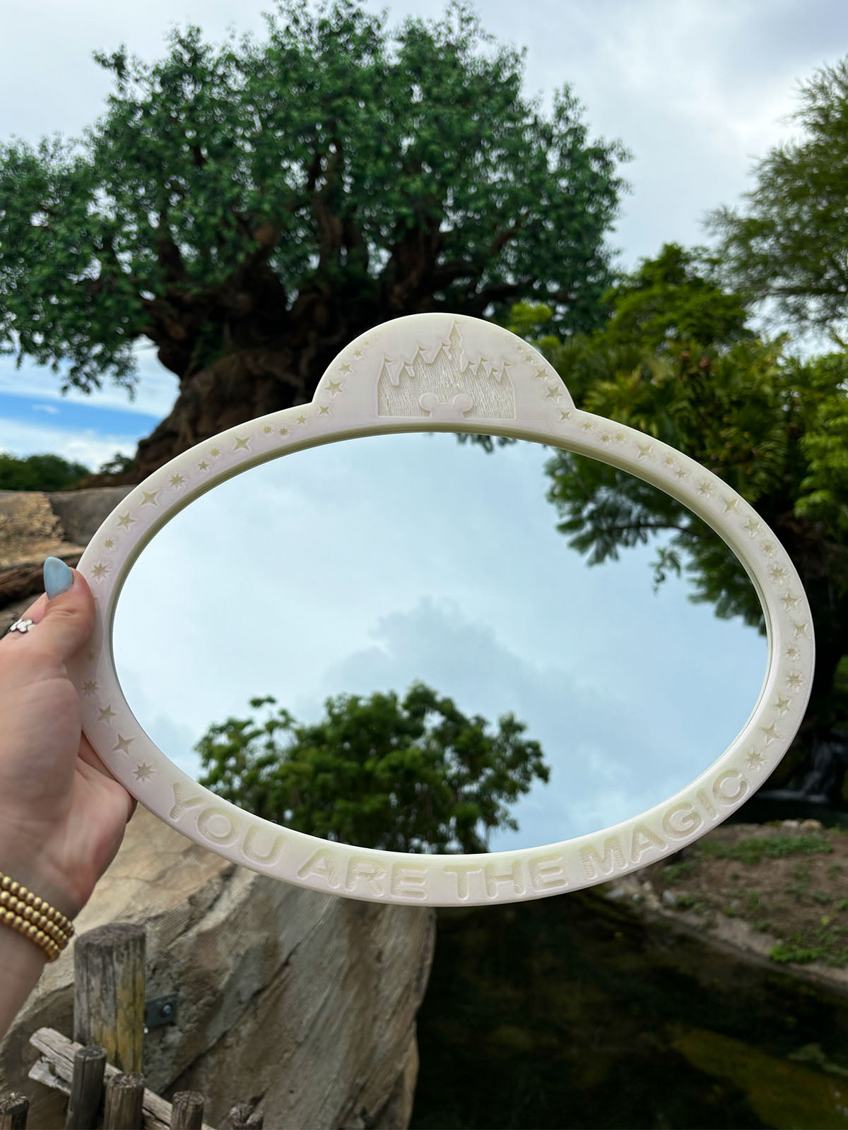 Cast Member Name Badge "You Are the Magic" Mirror