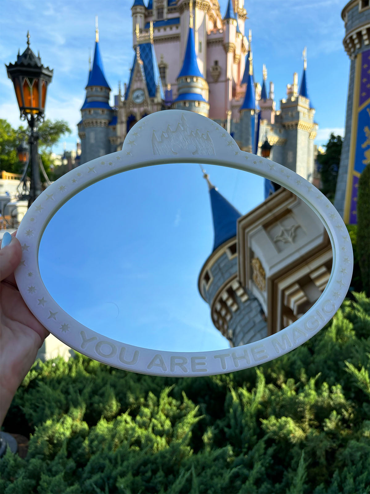 Cast Member Name Badge "You Are the Magic" Mirror