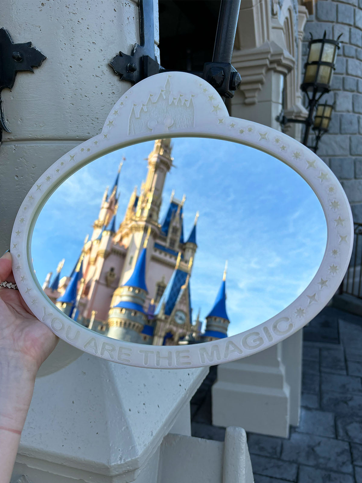 Cast Member Name Badge "You Are the Magic" Mirror