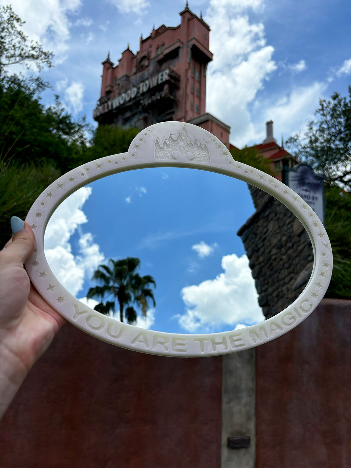 Cast Member Name Badge "You Are the Magic" Mirror