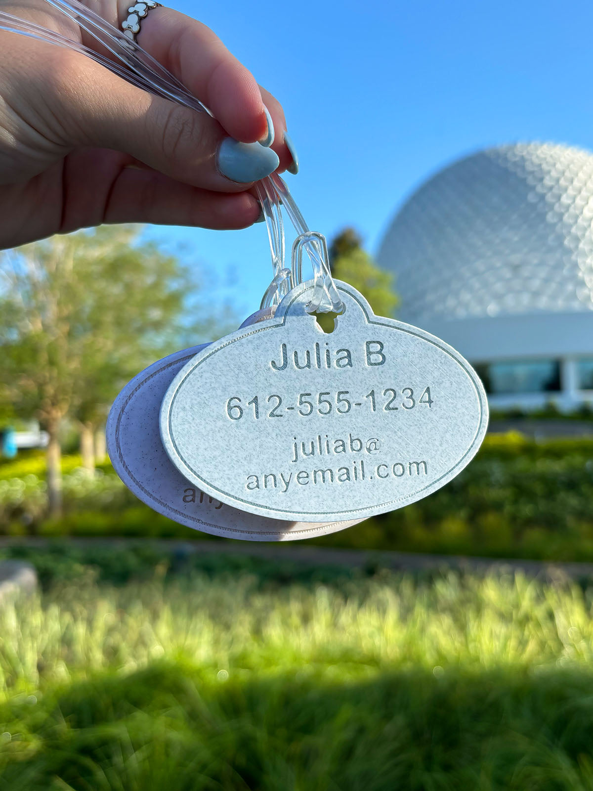 Name Badge Luggage Tag
