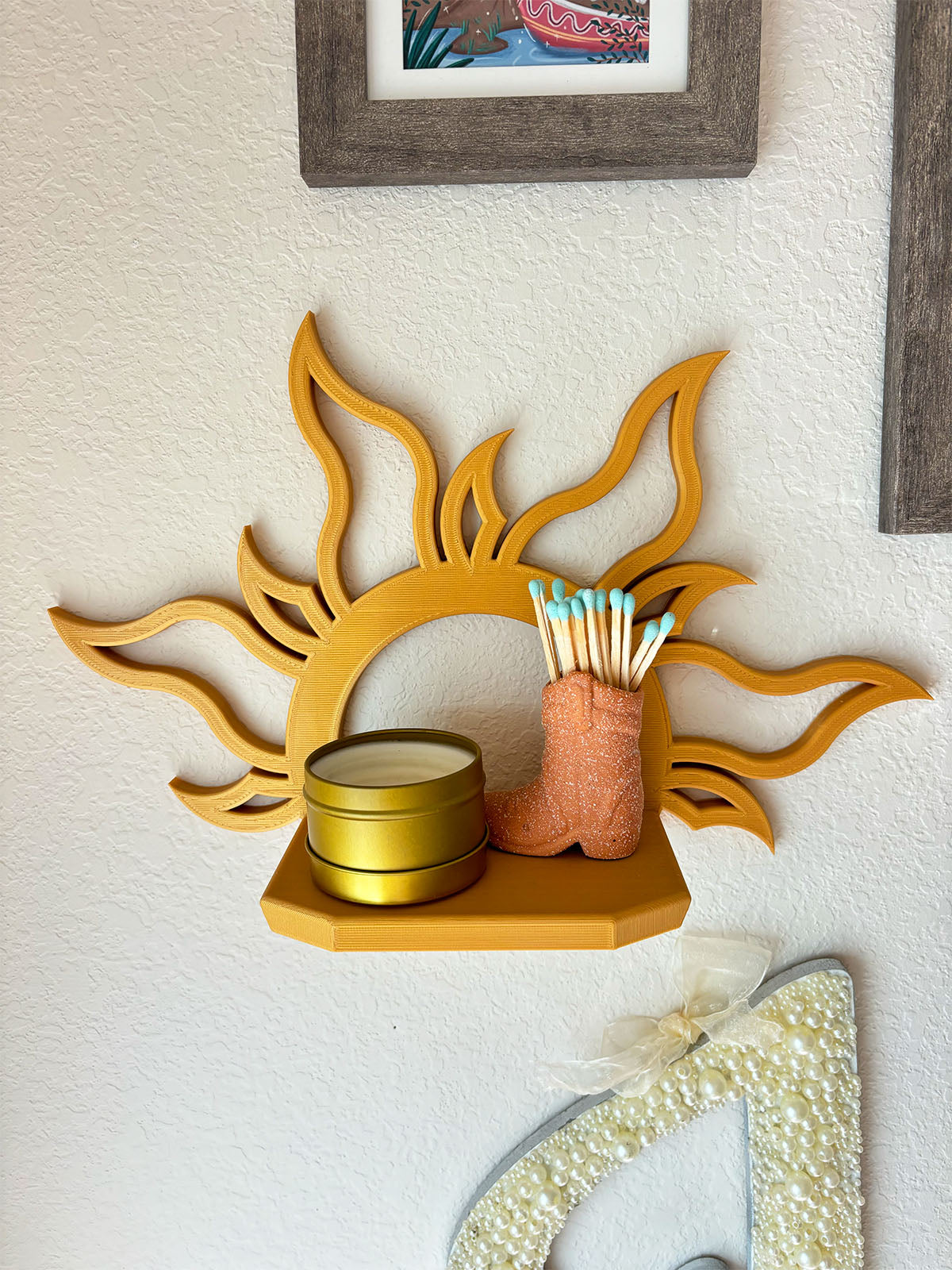 Lost Princess Sun Wall Shelf