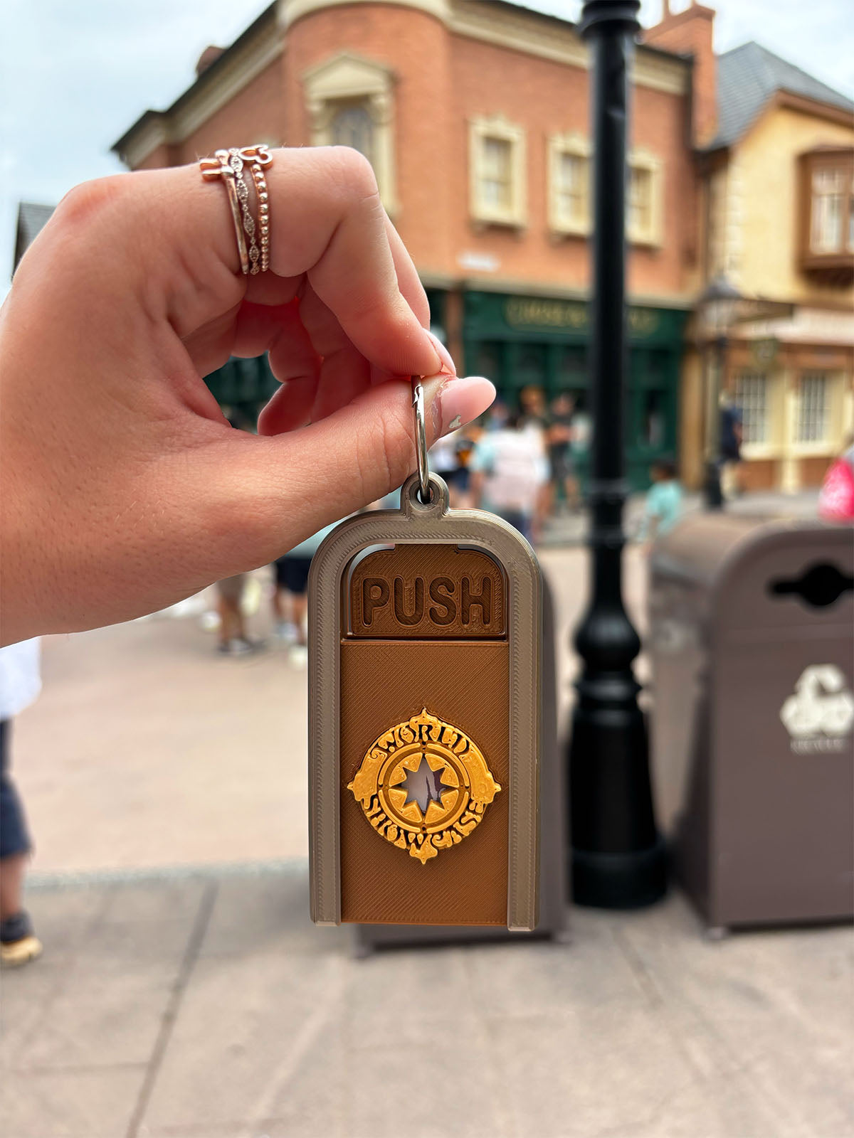 World Showcase Trash Can Magic Band Buddy