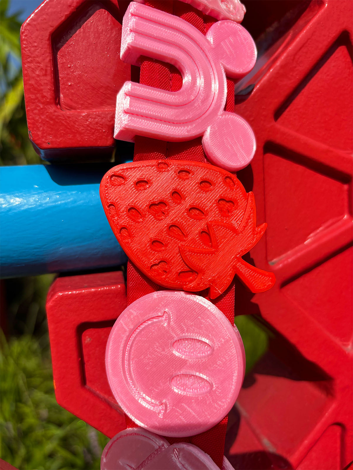 Strawberry Belt and Bag Charm