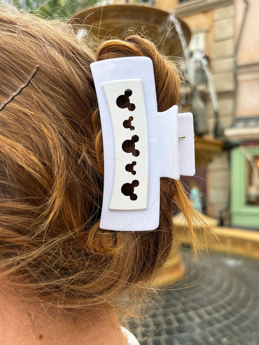 Do As Dreamers Do White on White Claw Clip