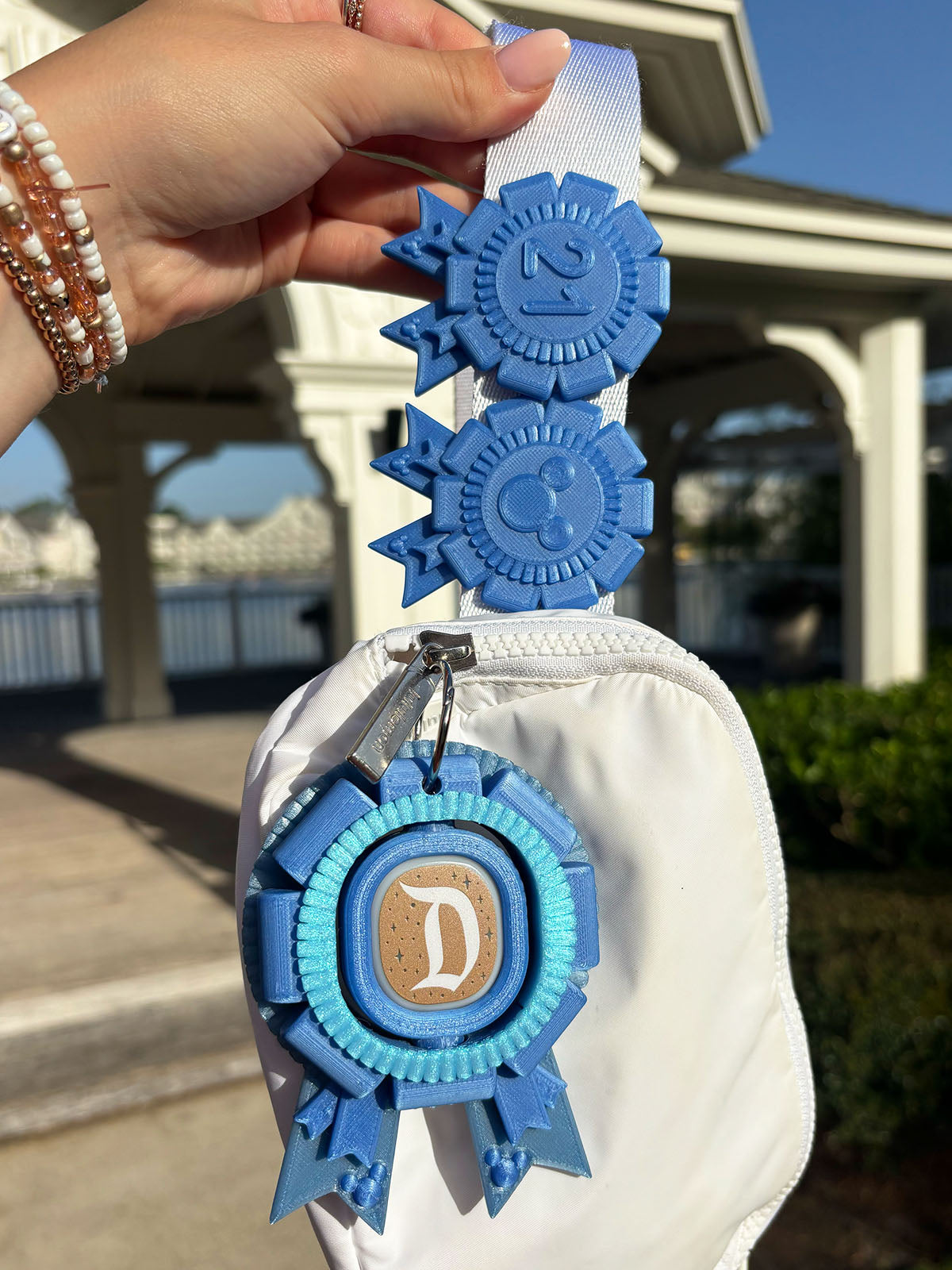 Ribbon Belt and Bag Charms - CUSTOMIZABLE