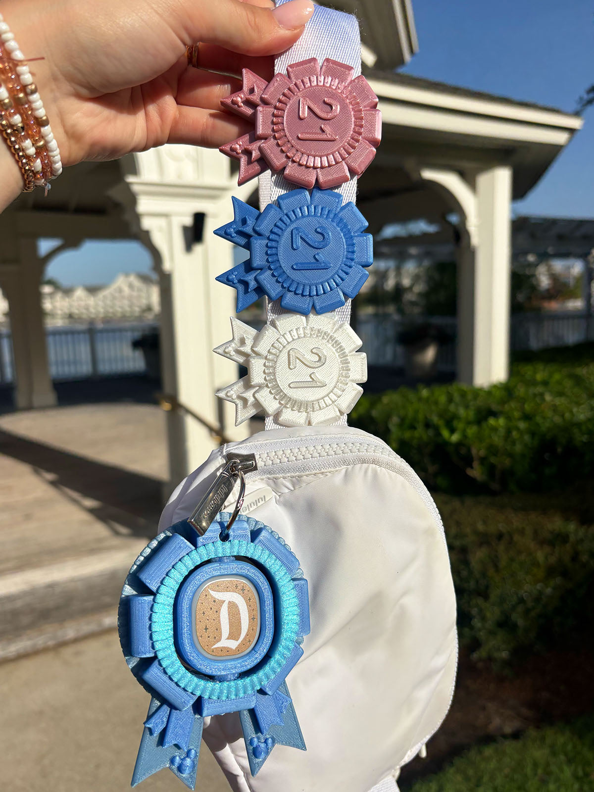 Ribbon Belt and Bag Charms - CUSTOMIZABLE