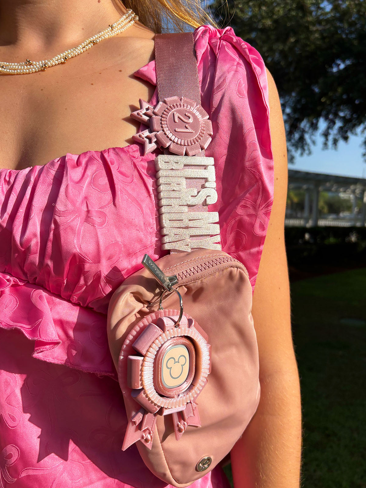 Ribbon Belt and Bag Charms - CUSTOMIZABLE