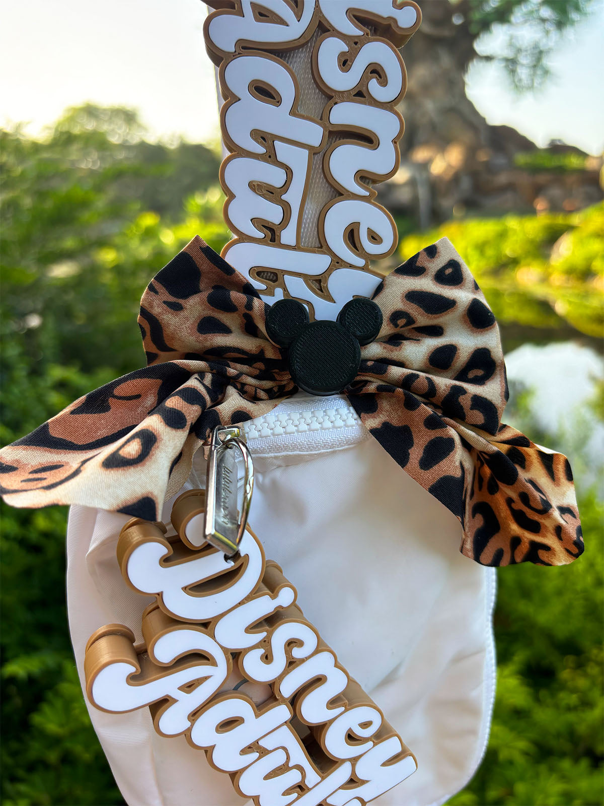 Animal Print Hair Bow