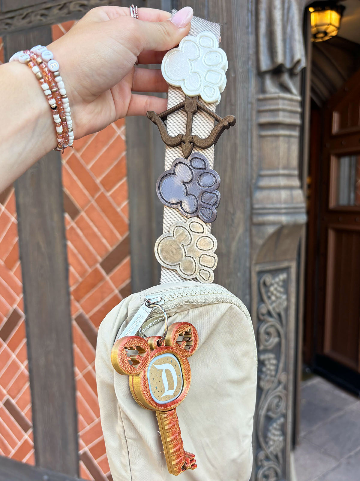 The Princesses Belt and Bag Charms