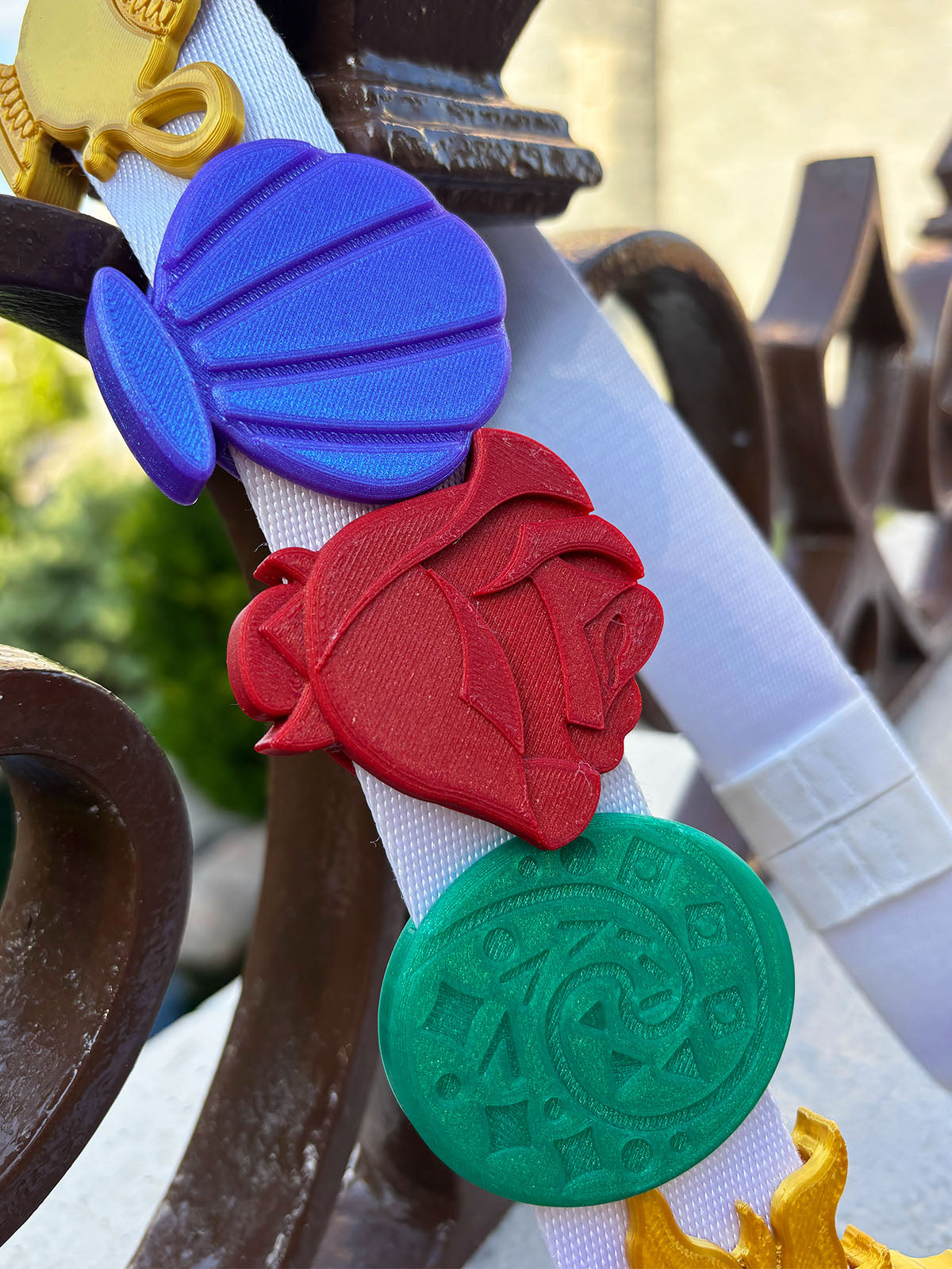 The Princesses Belt and Bag Charms