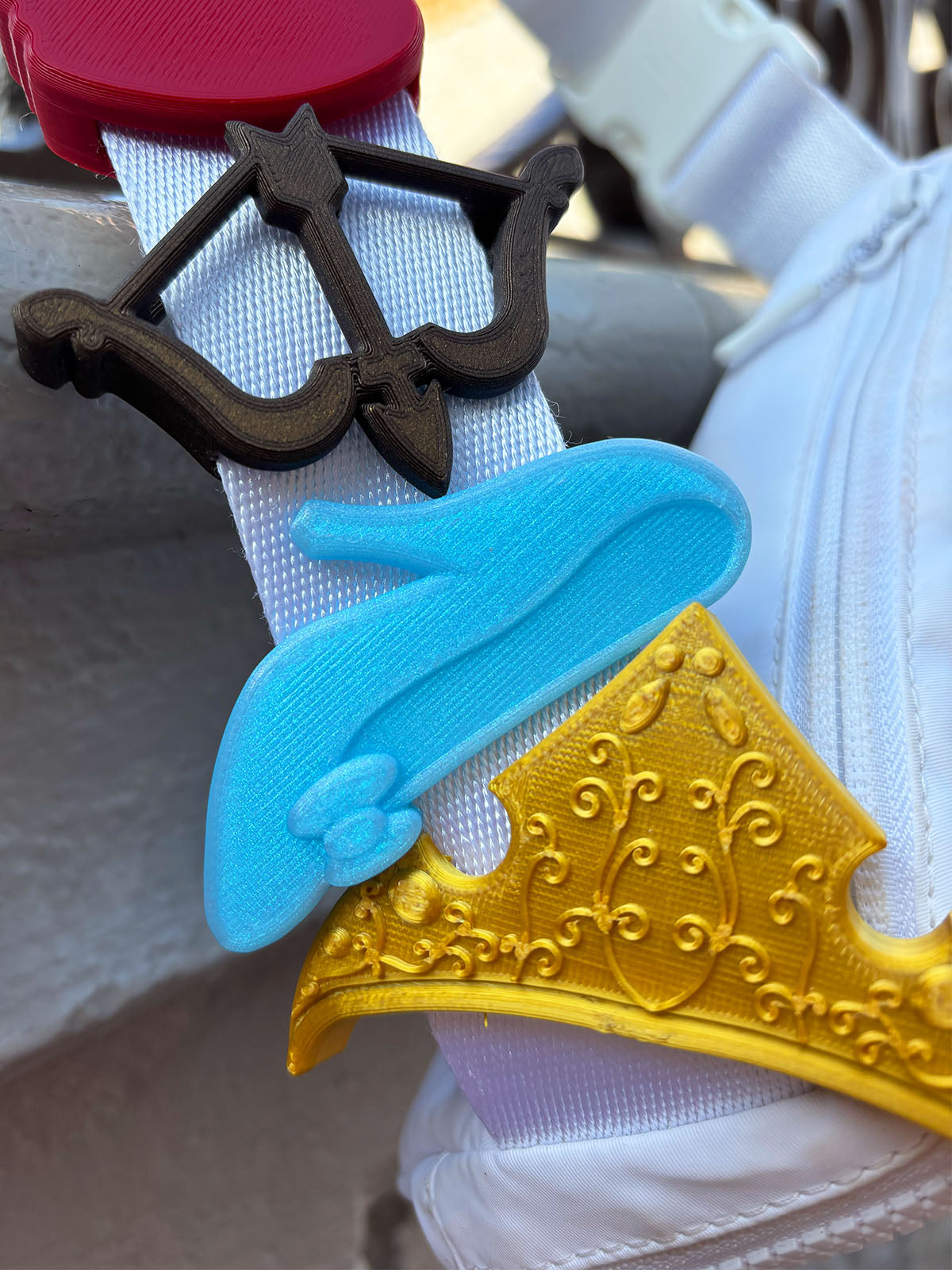 The Princesses Belt and Bag Charms