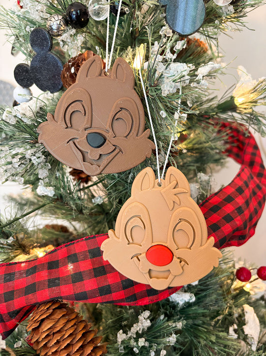 Chipmunk Ornaments
