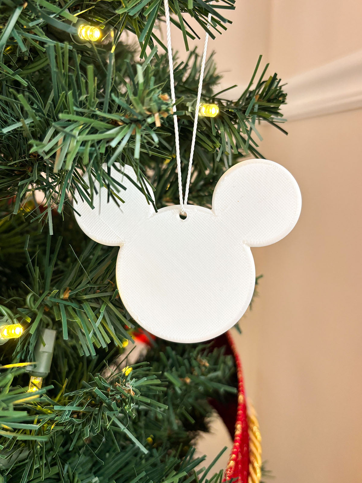 Set of 4 Mouse Ornaments