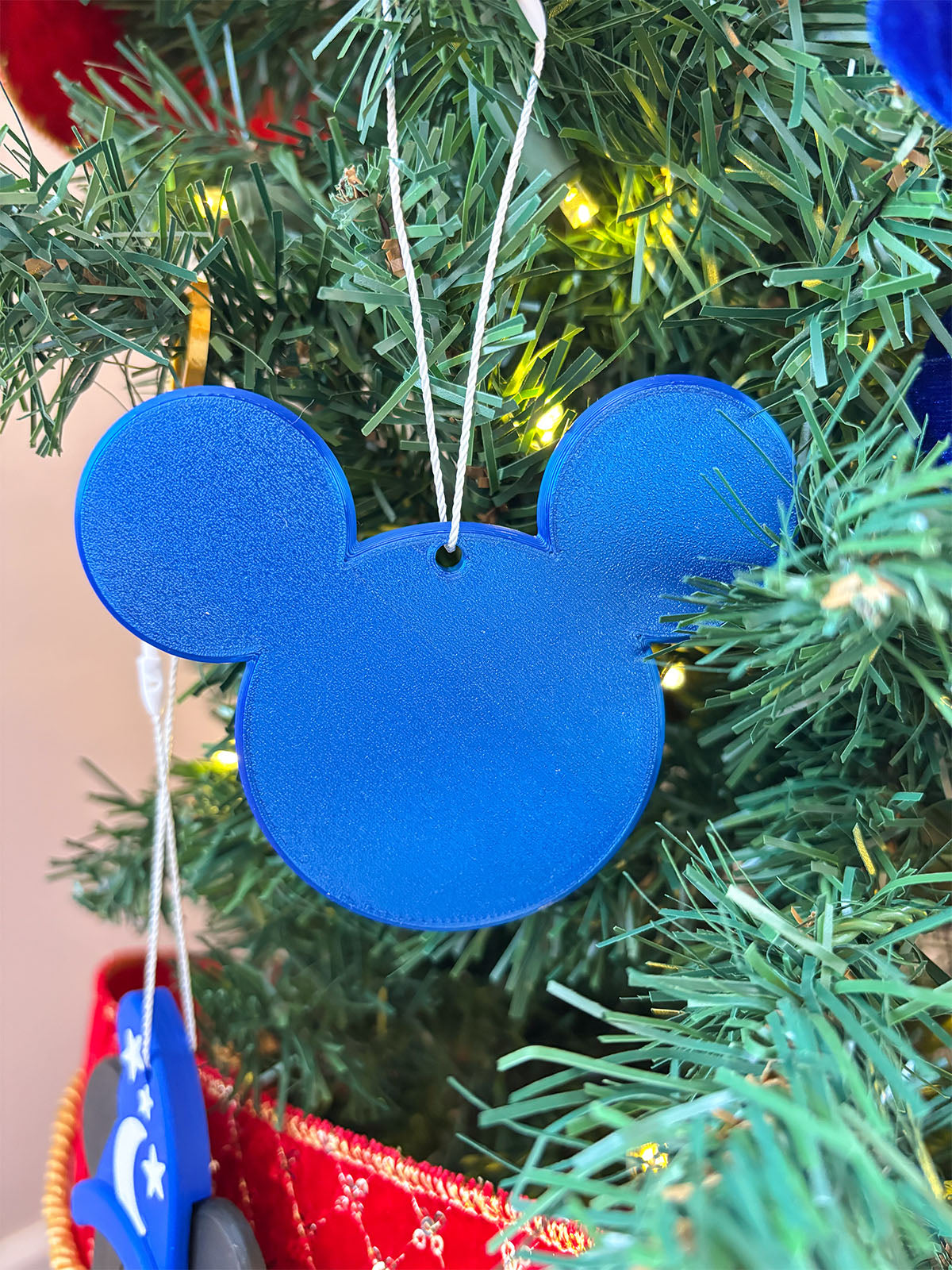 Set of 4 Mouse Ornaments