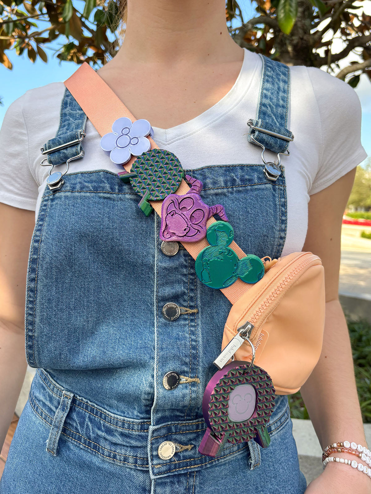 World Traveler Pre-made Bag Charm Stack