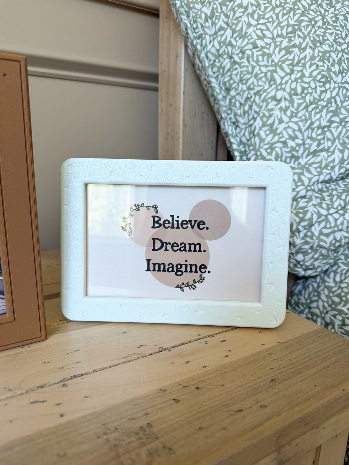 Mouse Polka Dot Picture Frame