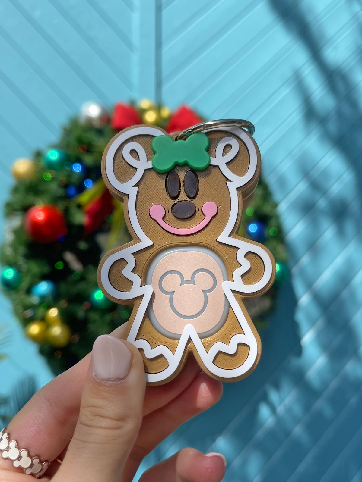 Gingerbread Mouse Magic Band Buddy