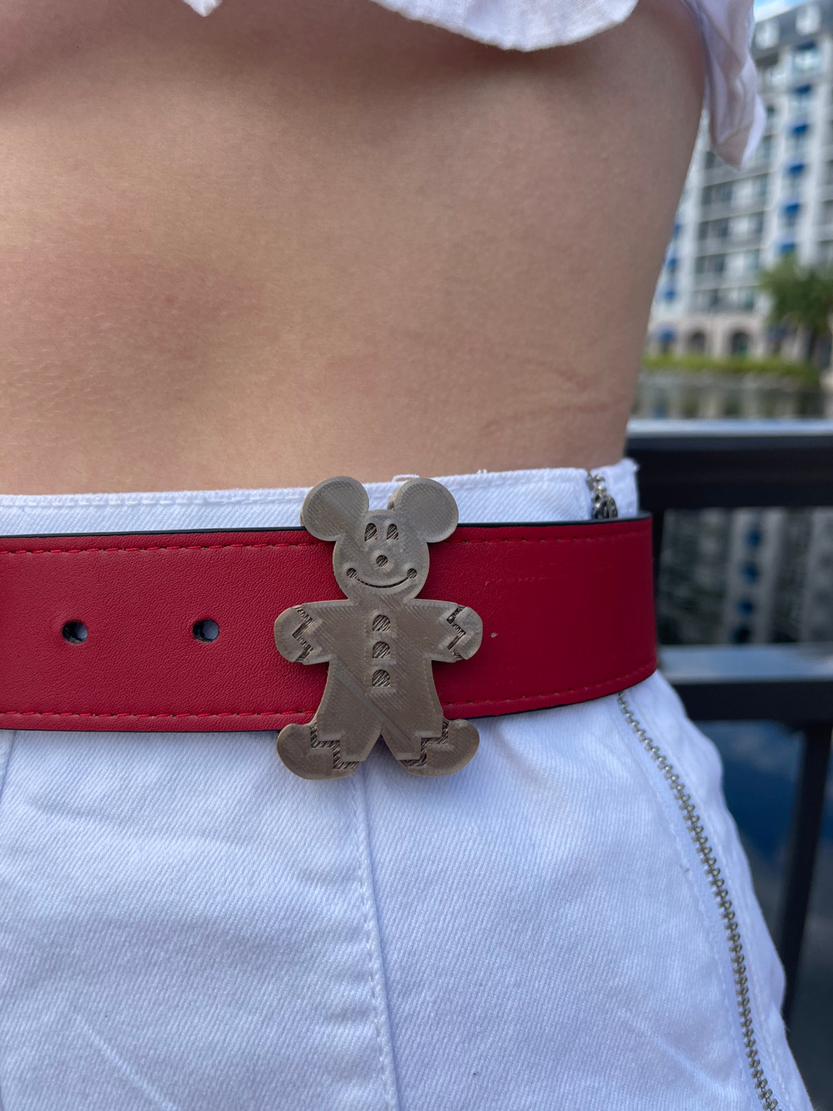 Gingerbread Mouse Belt and Bag Charm