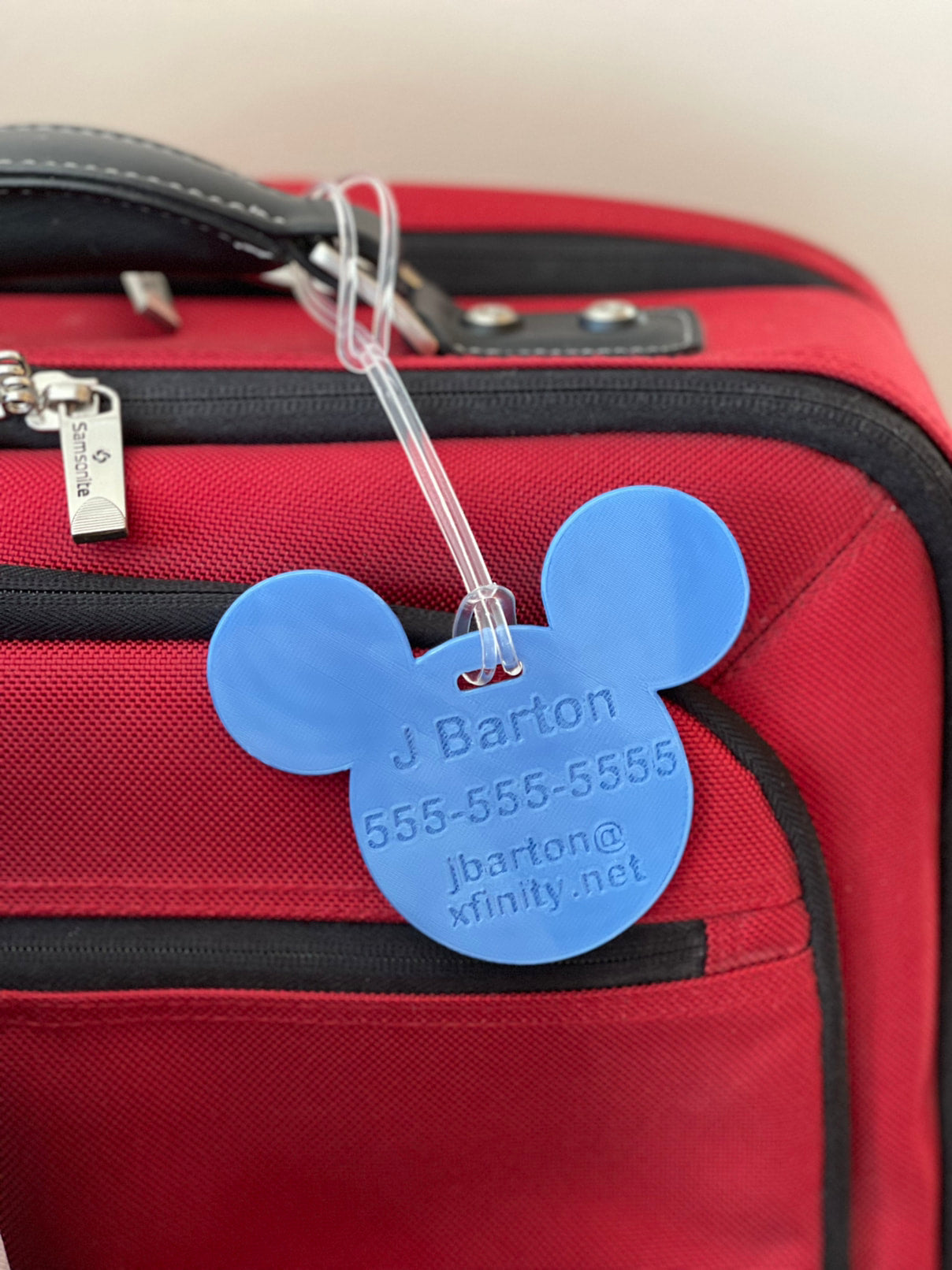 Classic Mouse Luggage Tags (Set of 2)