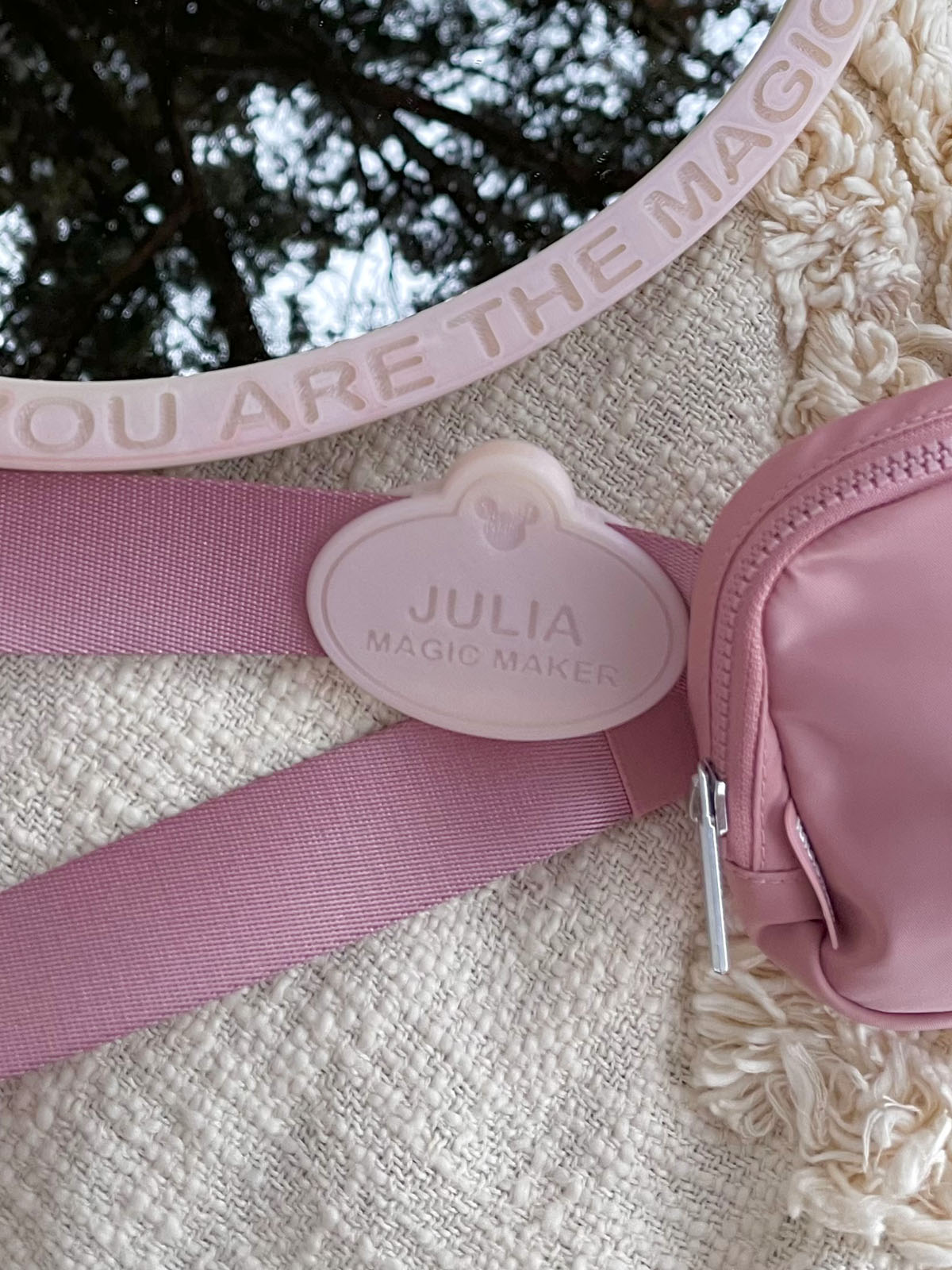Cast Member Name Badge Belt and Bag Charm - CUSTOMIZABLE