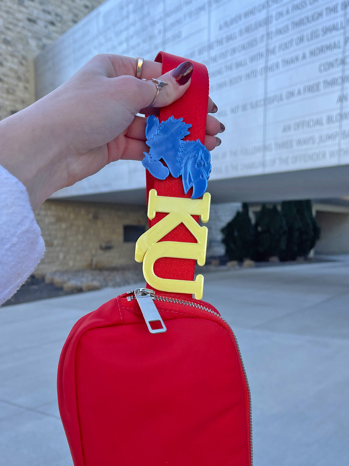KU Collection Belt and Bag Charm