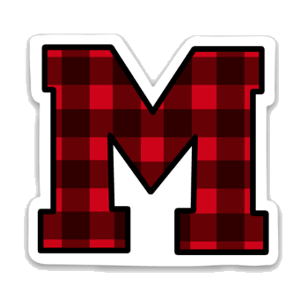 Buffalo Plaid M Decal