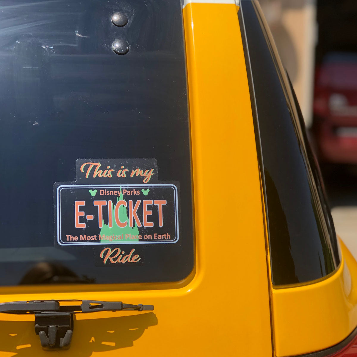 This is my "E" Ticket Ride Decal