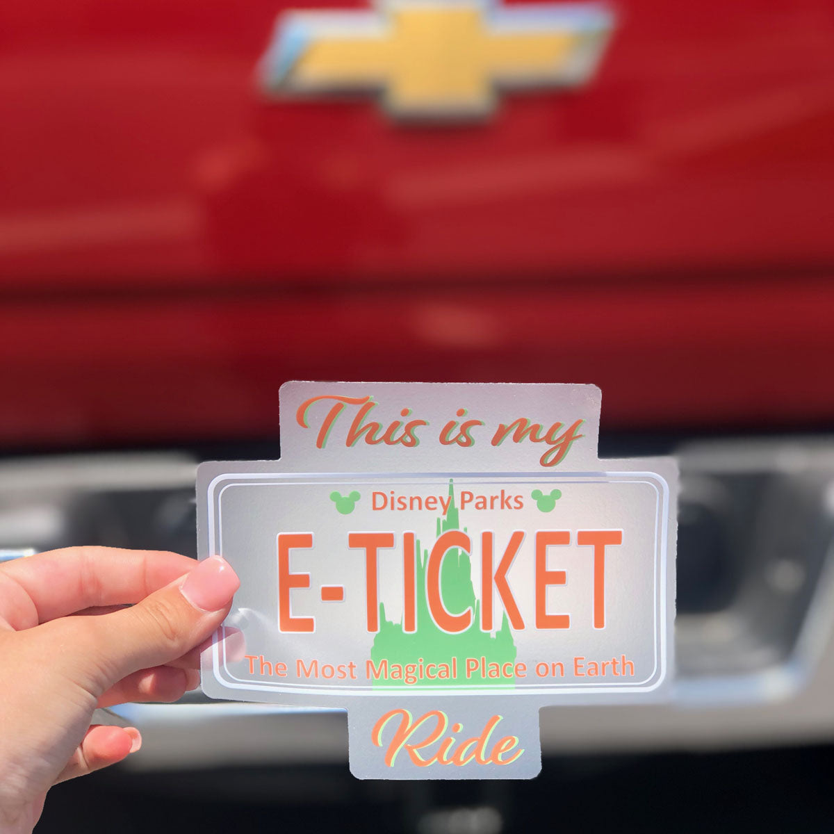 This is my "E" Ticket Ride Decal