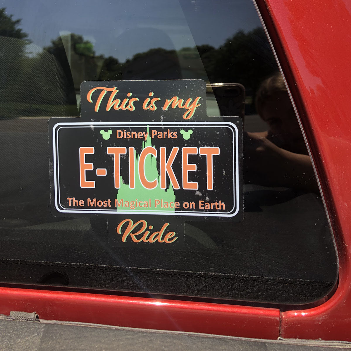 This is my "E" Ticket Ride Decal