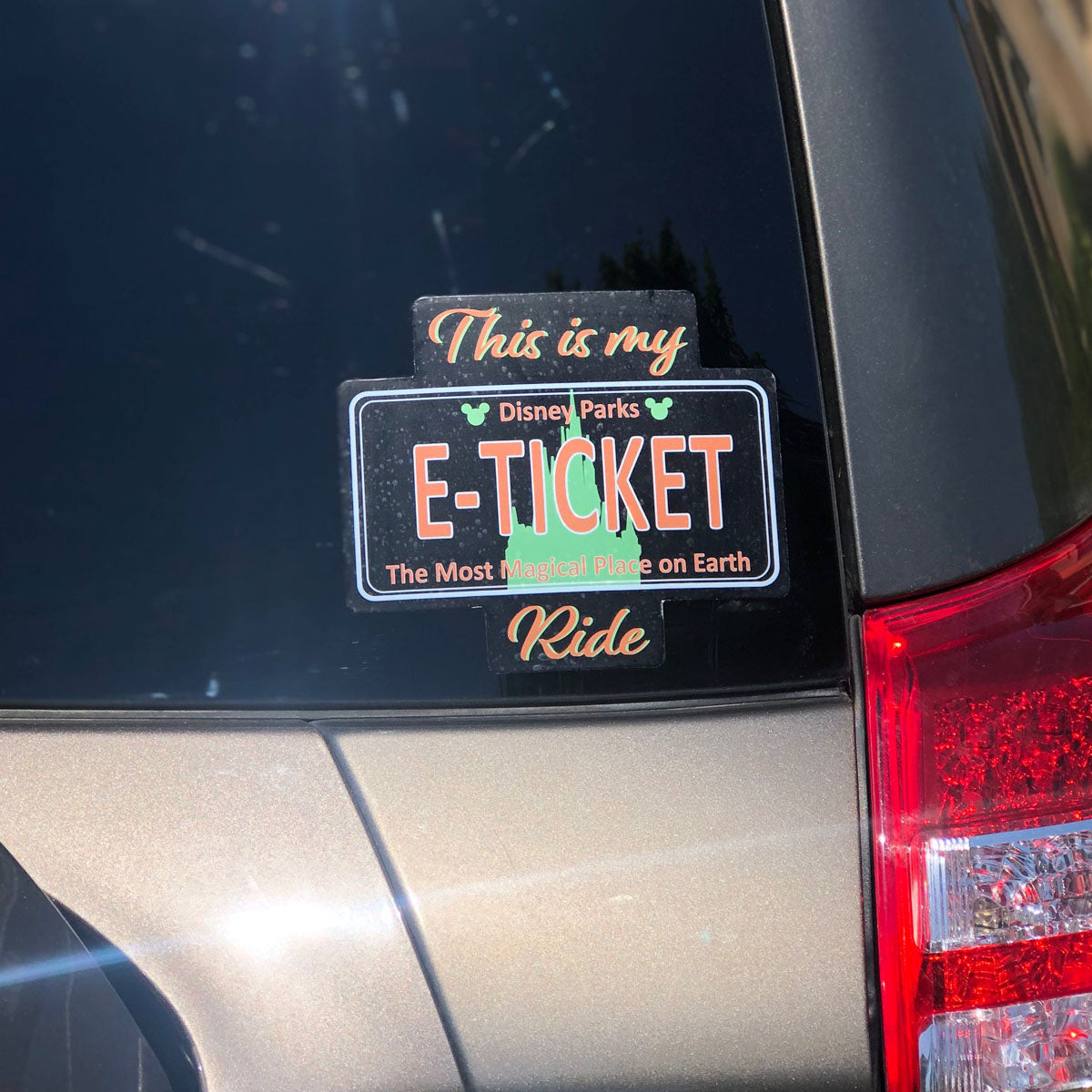 This is my "E" Ticket Ride Decal