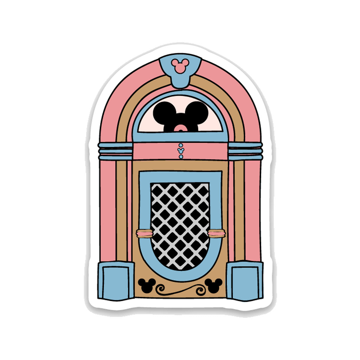 Retro Jukebox Decal