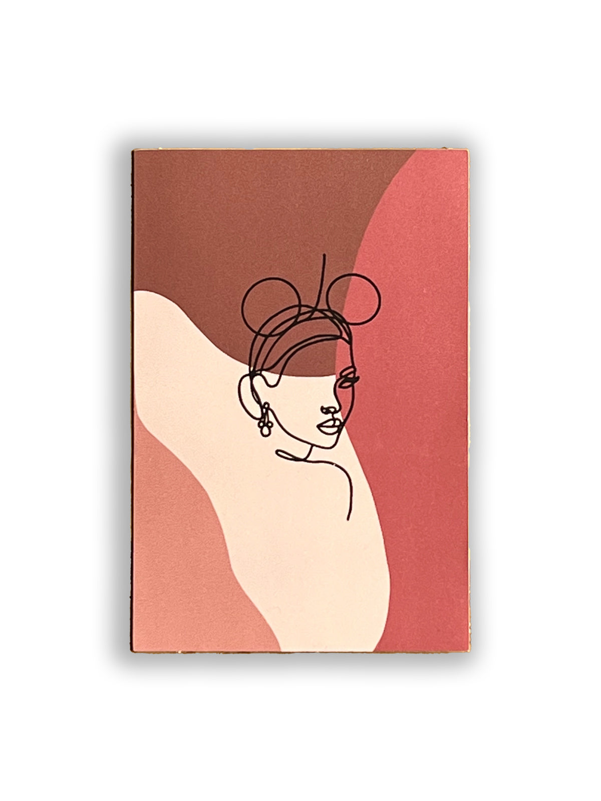Single Line Drawing Lady Decal