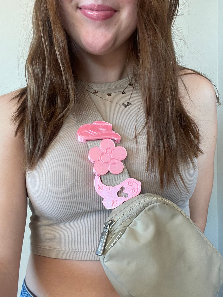 Cowboy Hat Belt and Bag Charm