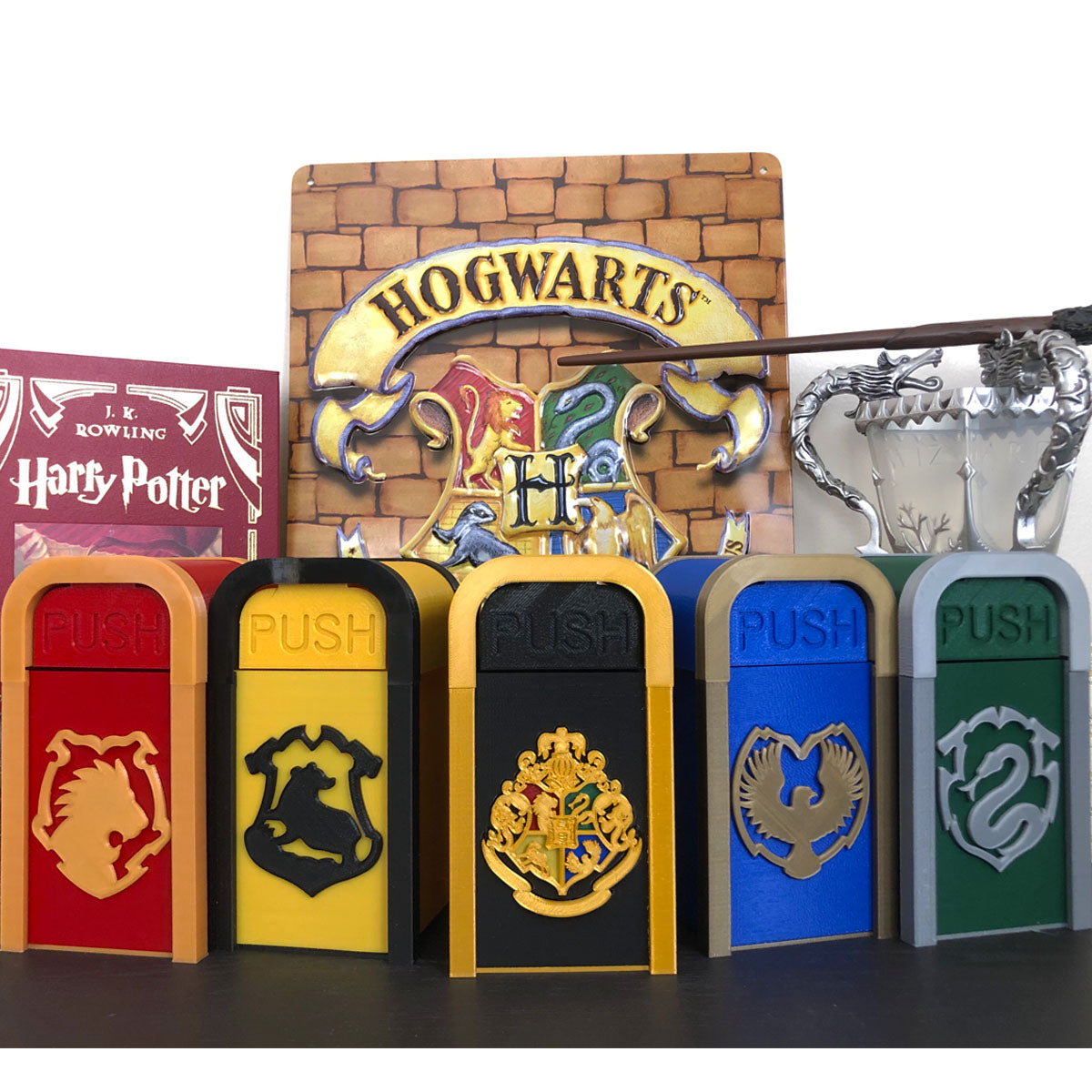 School of Witchcraft & Wizardry Desktop Trash Can