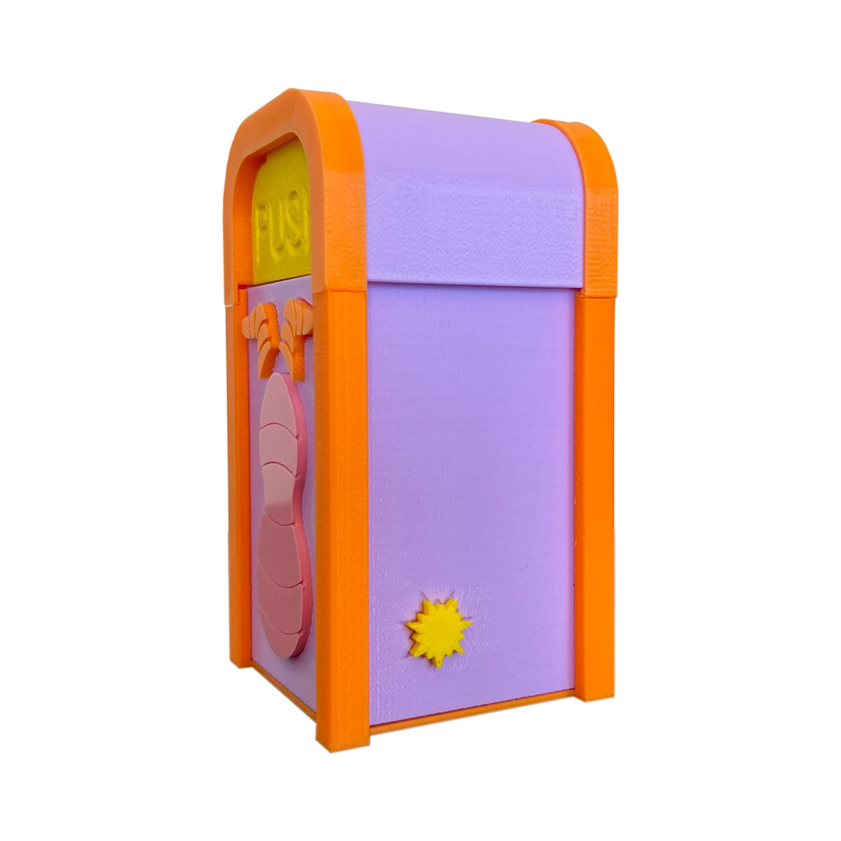 Purple Dragon Desktop Trash Can