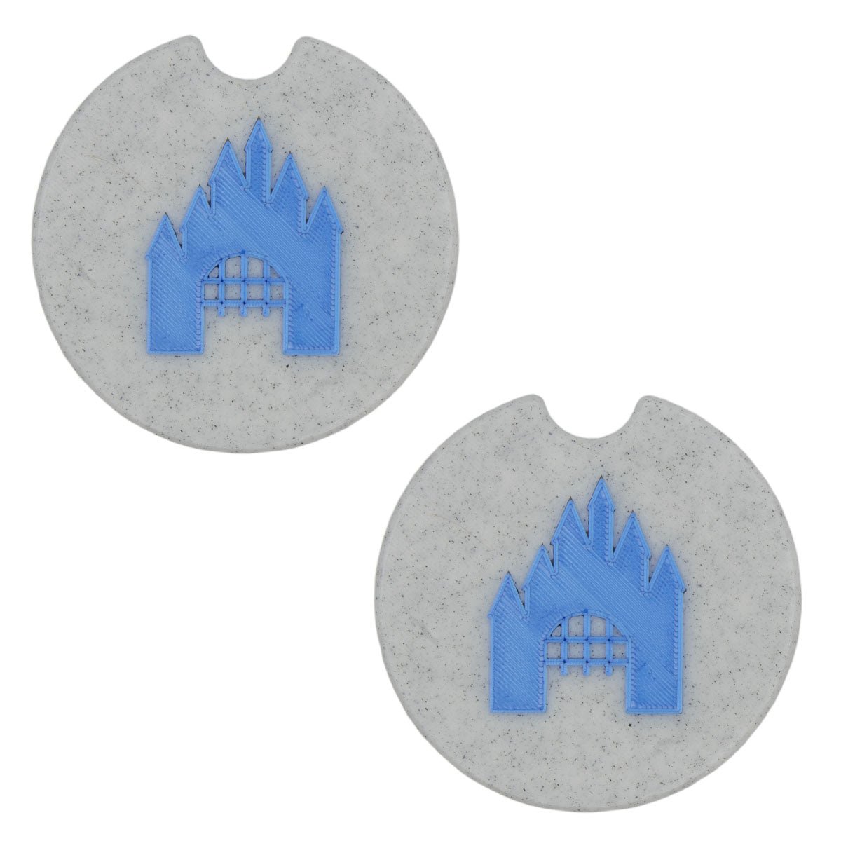 Castle Car Coasters - Set of 2