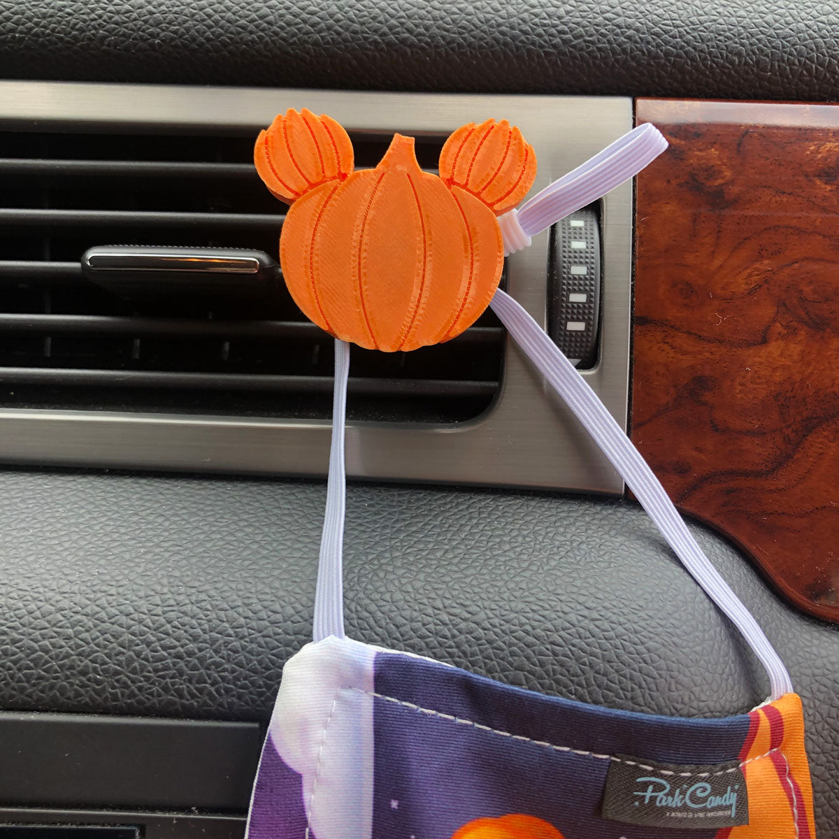 Pumpkin Car Character Clip - Vent Decor / Holder