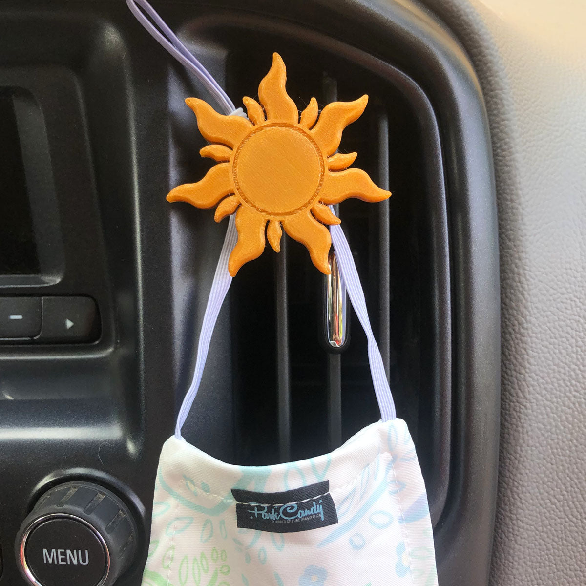 Lost Princess Sun Car Character Clip - Vent Decor / Holder