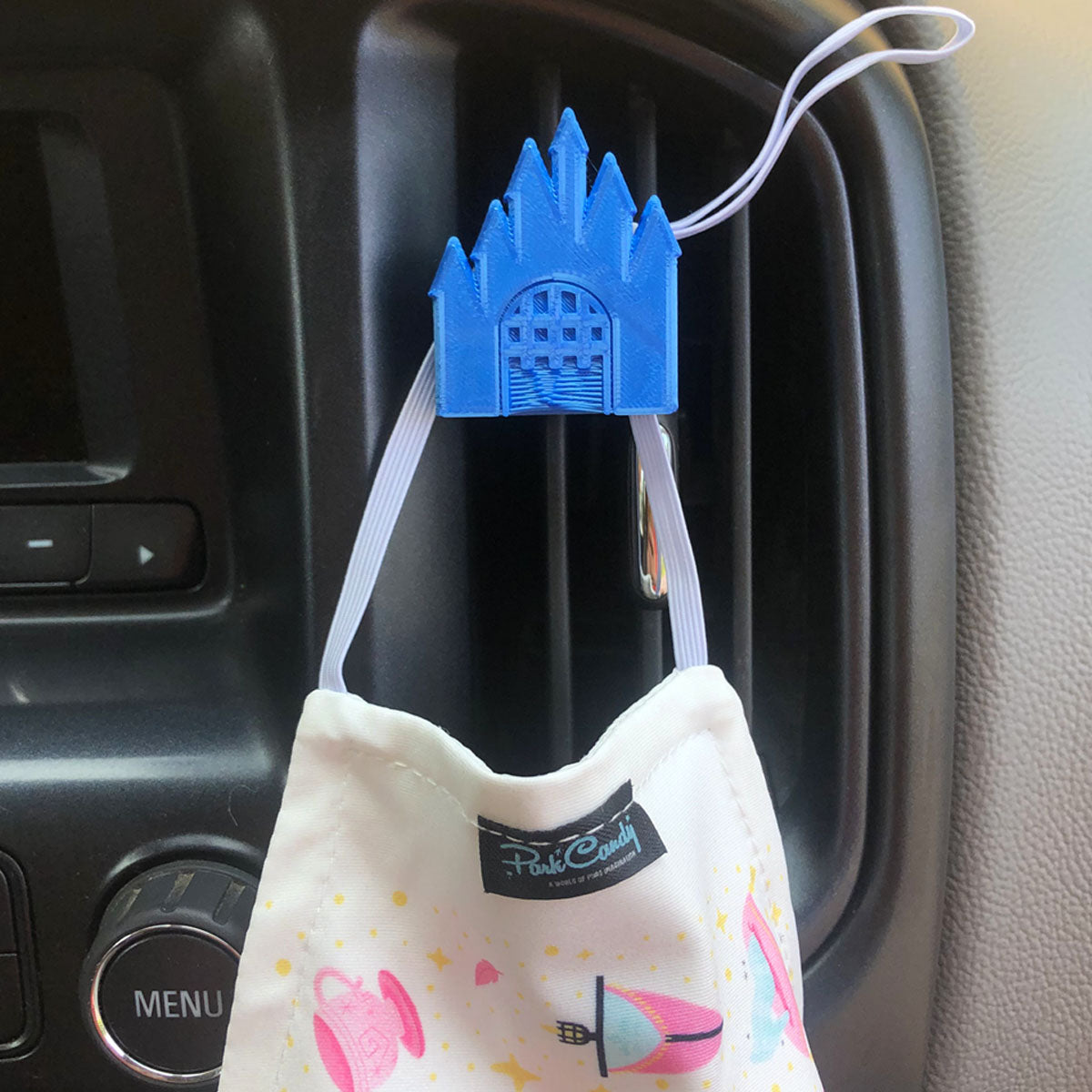 Castle Car Character Clip - Vent Decor / Holder